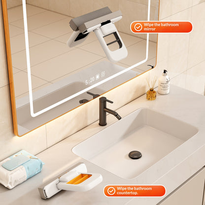 Mini Handheld Mop - No-Rinse Cleaning for Kitchen, Bathroom & Home-OA