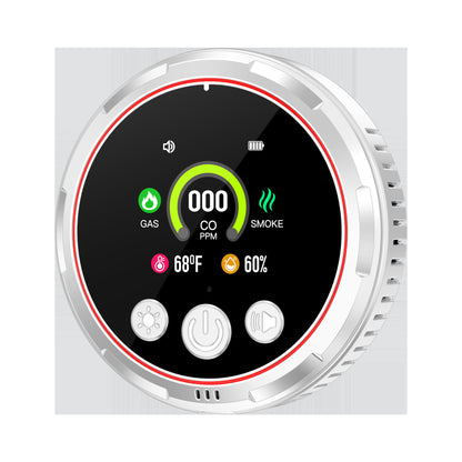 ✨5-in-1 Portable Detector with Temperature Humidity Sensors Plug-and-Play Design-ZZZ