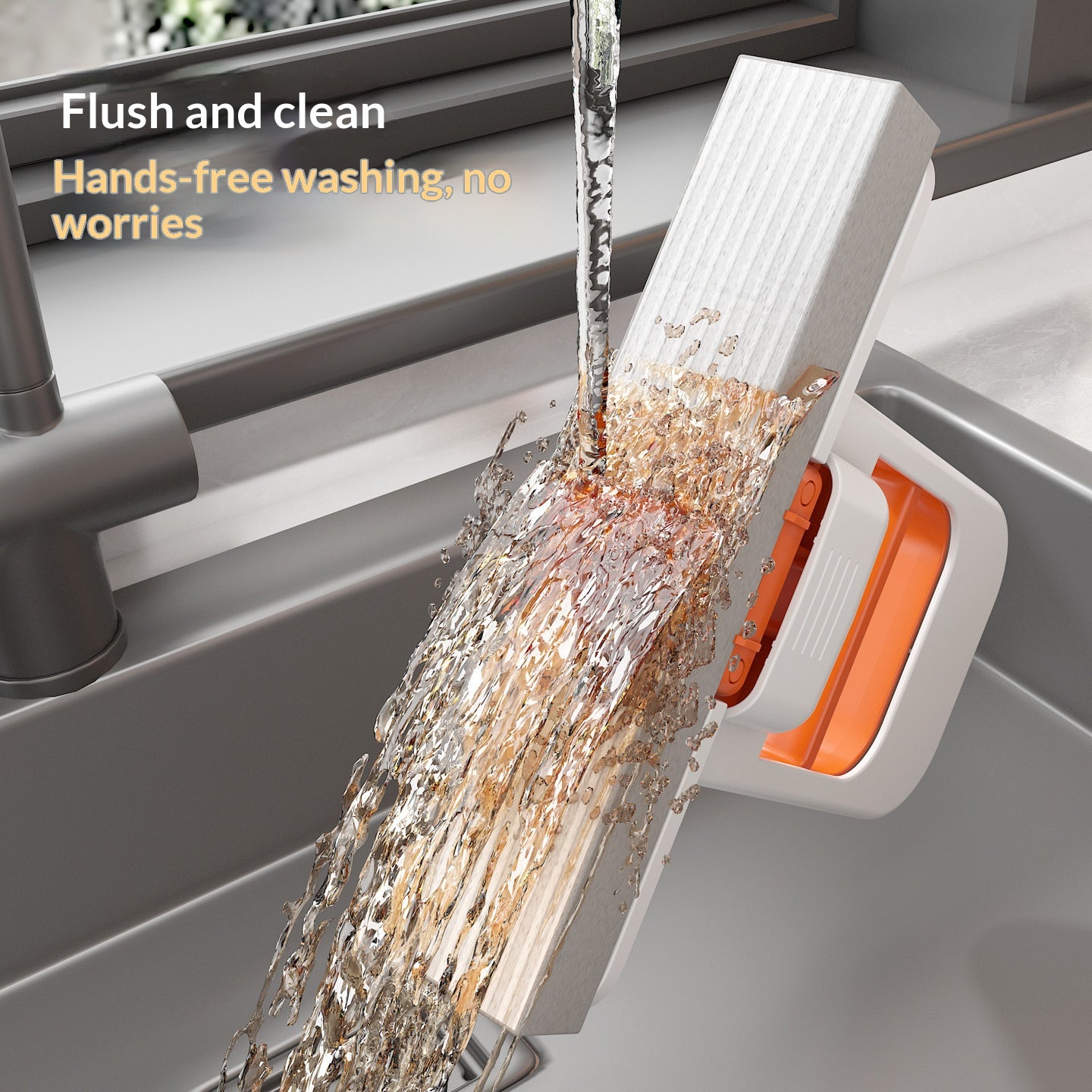 Mini Handheld Mop - No-Rinse Cleaning for Kitchen, Bathroom & Home-OA