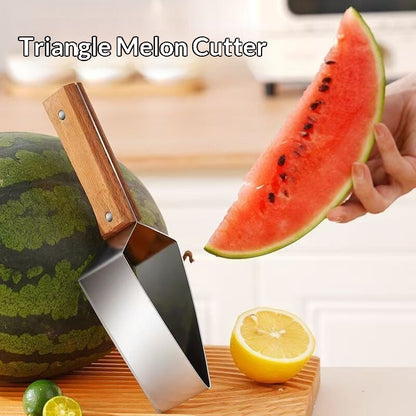 Stainless steel watermelon slicer, multi-functional fruit slicer, fruit divider, watermelon cutting tool-ZZZ