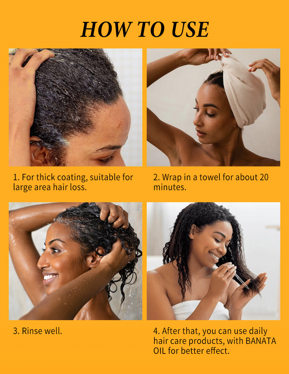 How to use Batana hair oil