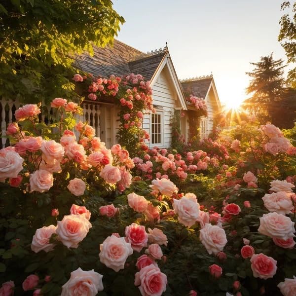 🌺 Premium Climbing Rose Seeds | 3-Day Germination |🌹 18 Mixed Color Varieties for Elegant Gardens -KKK