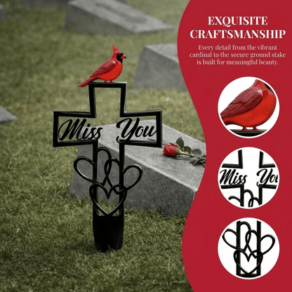 ✨ Siempre apreciado, nunca olvidado. ✝️ Placa conmemorativa metálica para cementerio en recuerdo❤️-TY