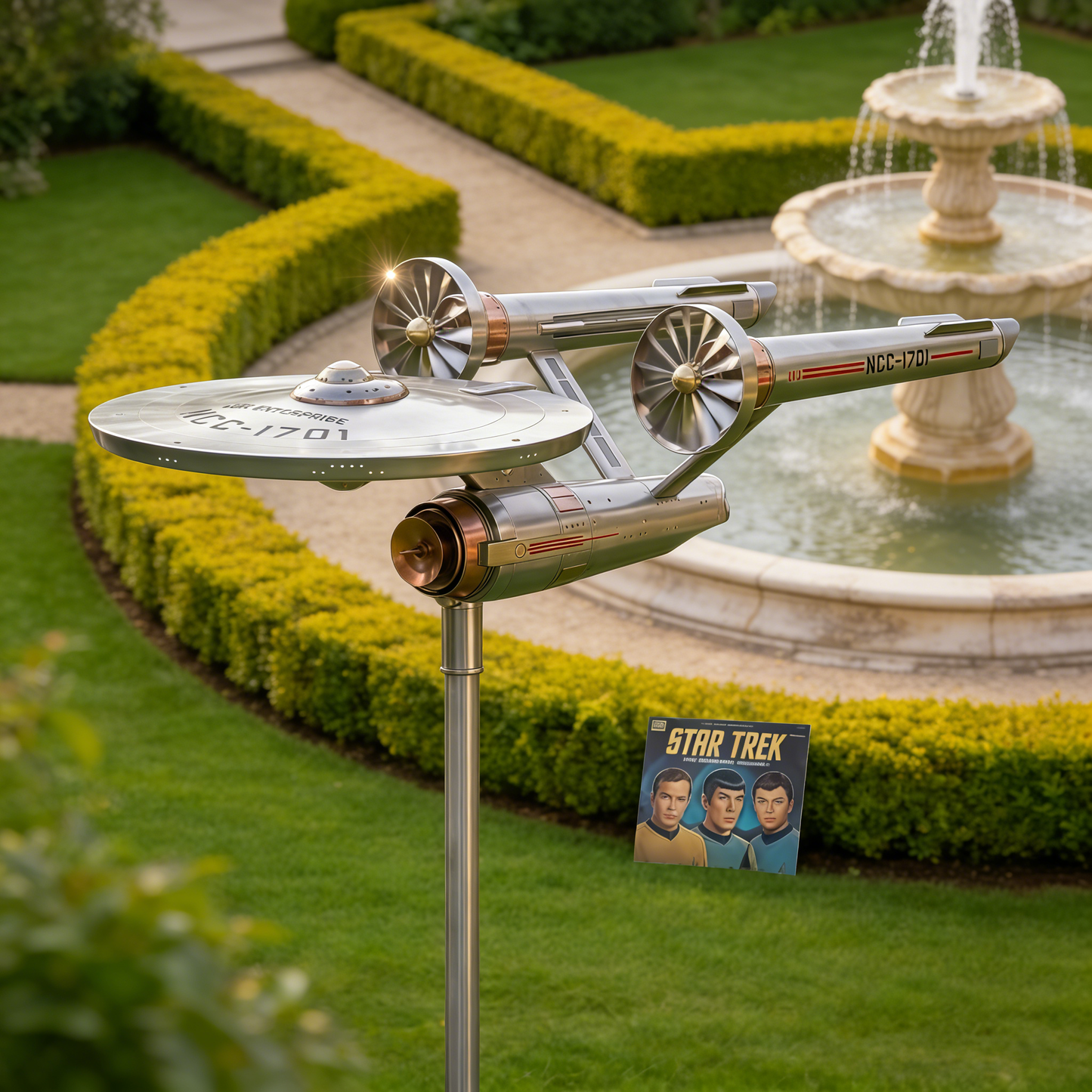 🚀Molino de Viento Interestelar del Jardín de la Starship Voyager -KKK