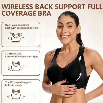 🏆Flash Sale⚡【Postural correction】Women’s Beige Wireless Bra-EV