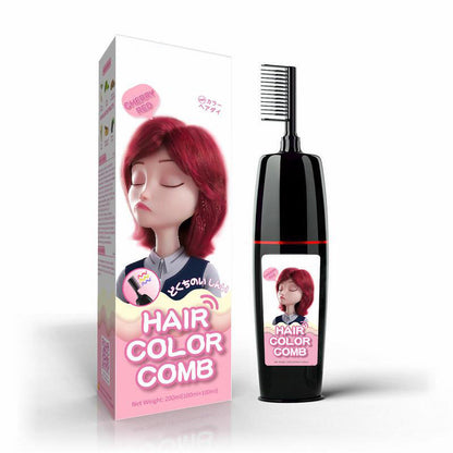 ⏰LAST DAY 49% OFF🔥Hair color shampoo comb 100+100ml (5 Color Available)-EV