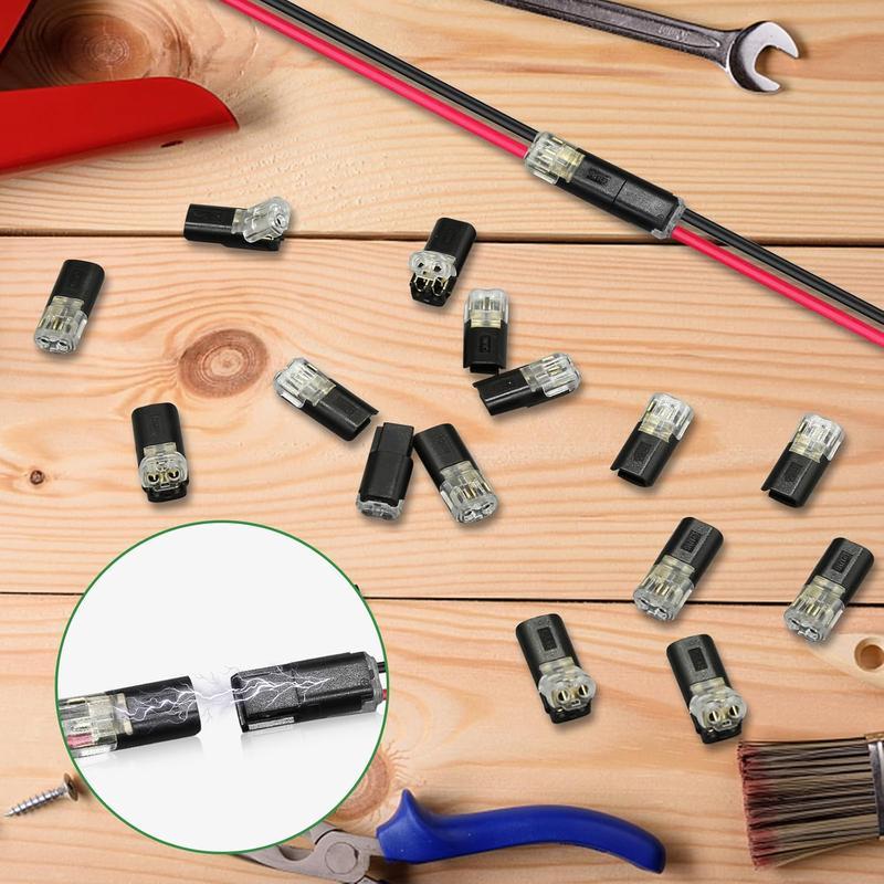 💥Early Spring Sale 49% OFF💚 Double-Wire Plug-in Connector Led Light Strip Connectors 2 Pin-C1