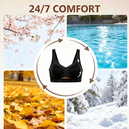 🏆Flash Sale⚡【Postural correction】Women’s Beige Wireless Bra-EV