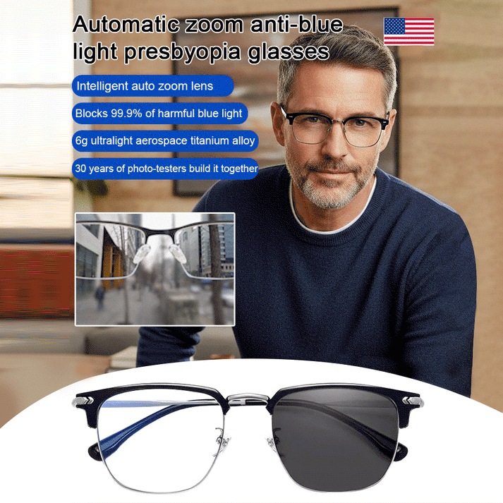 🚚 Free Shipping Today Only|👓Ultra Light Anti Blue Presbyopic Glasses✨ -KKK