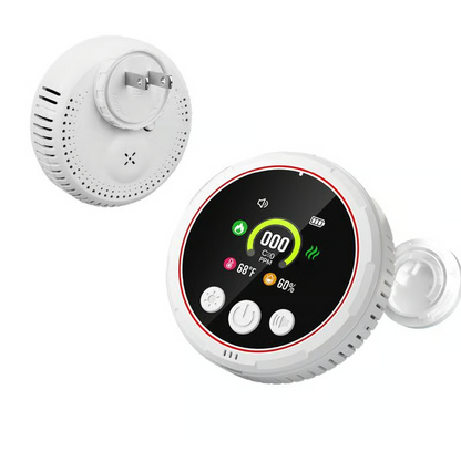 ✨5-in-1 Portable Detector with Temperature Humidity Sensors Plug-and-Play Design-ZZZ