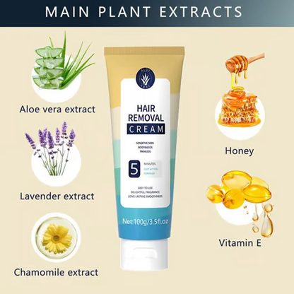 🌞 Painless Full Body Hair Removal Cream for Men & Women– Skin-friendly for all areas-ZZZ