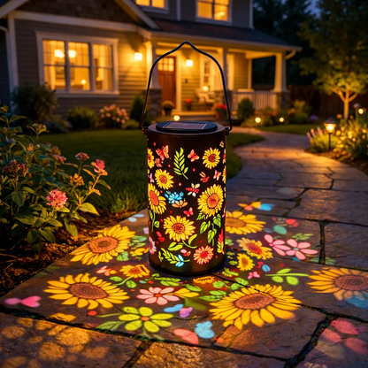🔥Hot Sale 50% OFF -✨Colorful Sunflower Glow Solar Garden Lantern-ZZZ