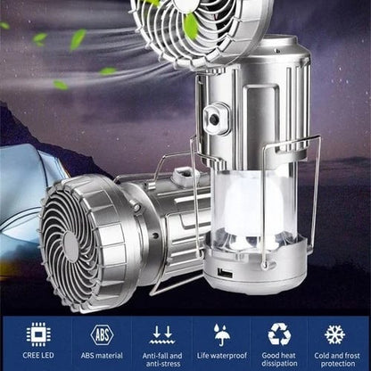 🔥2026 Hot Sale🔥Portable LED Camping Lantern With Fan-ZZZ