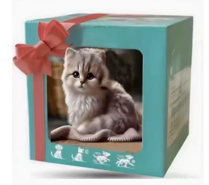 ✨ Spring Essentials: Up to 60% Off!|Cute Gray Robot Cat 2026 New Model Electric Kitten Children's Toy Realistic  Interactive Plush Cat with Simulated Movements and Meowing Pet Lover Gift for Holidays or Birthdays Ready-Made-ZZZ